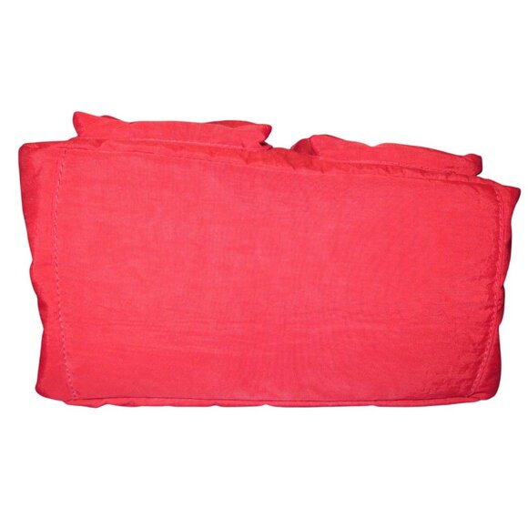 Kipling HB6855 Defea Large Crossbody Handbag in Red Nylon with Leather Handles - Picture 6 of 14